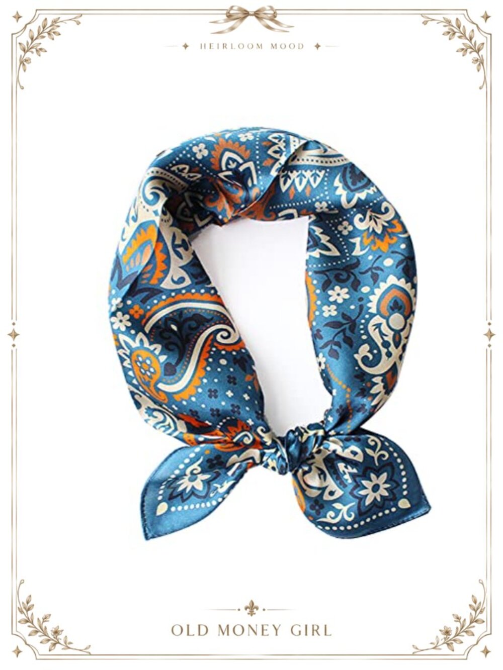 100% Mulberry Silk Scarfs 21x21 Square Printed Headscarf Neck Warmer